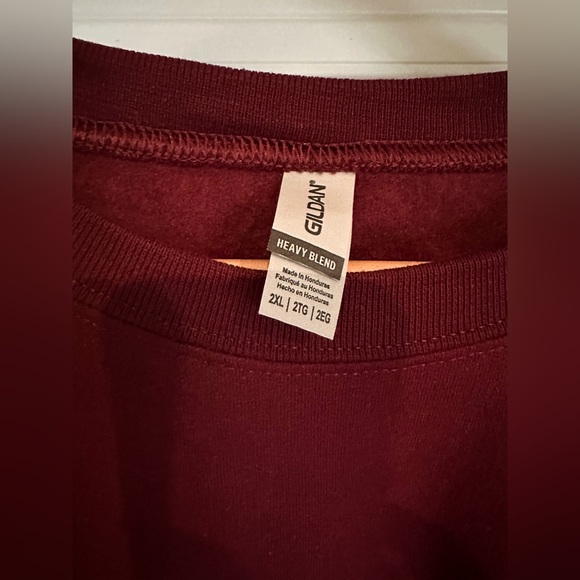 Brand New Maroon Luminol Sweatshirt 2X True Crime Con XL Detective Police Scary - Picture 4 of 5